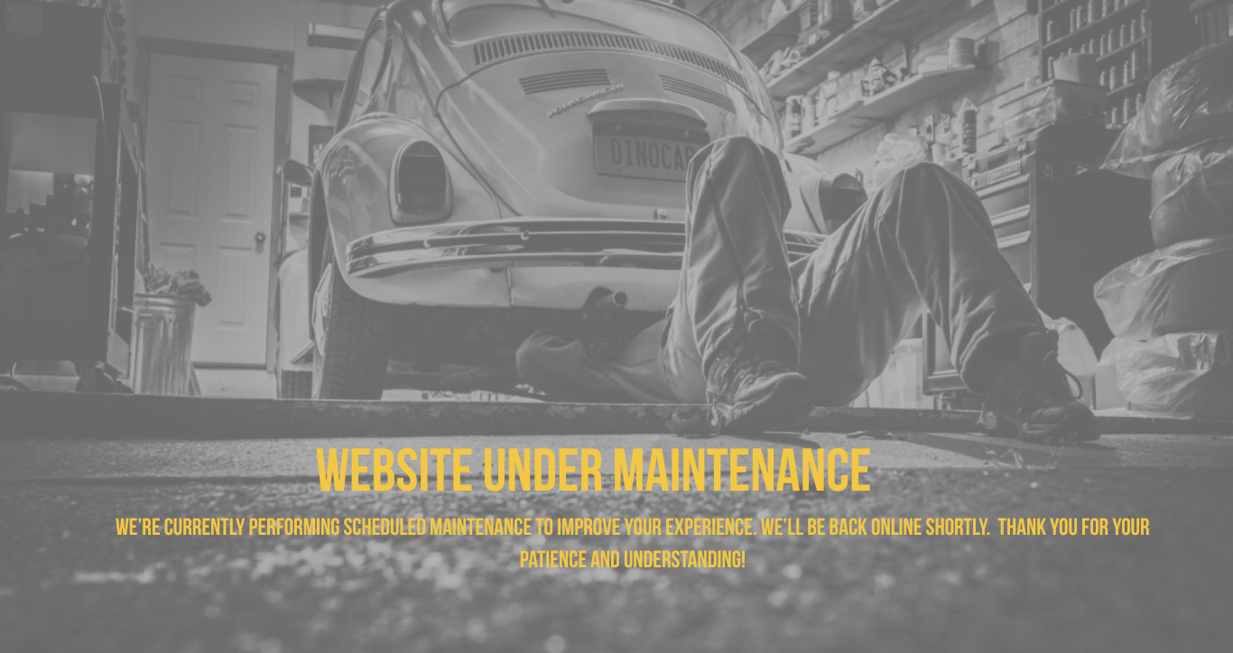 Website Under Maintenance